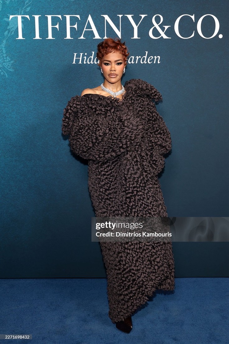  Gala Η Calvin Klein έντυσε την Teyana Taylor για το gala της Tiffany & Co.